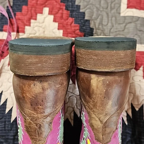 MACIE BEAN Boots Pink Cactus sz 8 NWOT - Picture 9 of 9